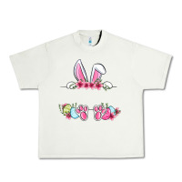 Pistachio Easter bunny name frame Urban Heavy Tee - OliviaCreatesArt