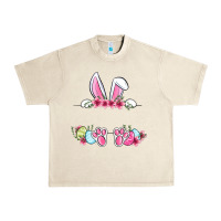 Sandshell Easter bunny name frame Urban Heavy Tee - OliviaCreatesArt