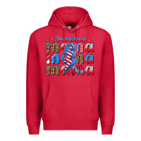 Cardinal american mama Premium Hoodie - CowhideDigitalArt