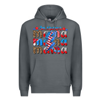 Rock american mama Premium Hoodie - CowhideDigitalArt