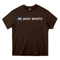 Chocolate Brown jack white black Heavy Core Tee - maiPhamDesign