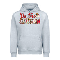 Heather Grey tis the season baseball little debbie tree cakes Urban Hoodie - JahusDesignShop
