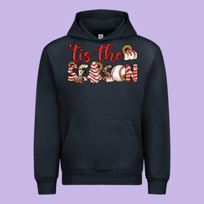 Tis The Season Baseball Little Debbie Tree Cakes Urban Hoodie Designed By Jahusdesignshop