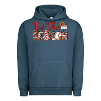Pigment Midnight Navy tis the season baseball little debbie tree cakes Urban Hoodie - JahusDesignShop