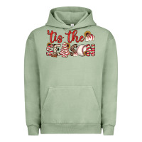 Pigment Oil Green tis the season baseball little debbie tree cakes Urban Hoodie - JahusDesignShop