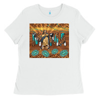 White our lady of guadalupe Ladies Tee - TumblerDesignByShophia
