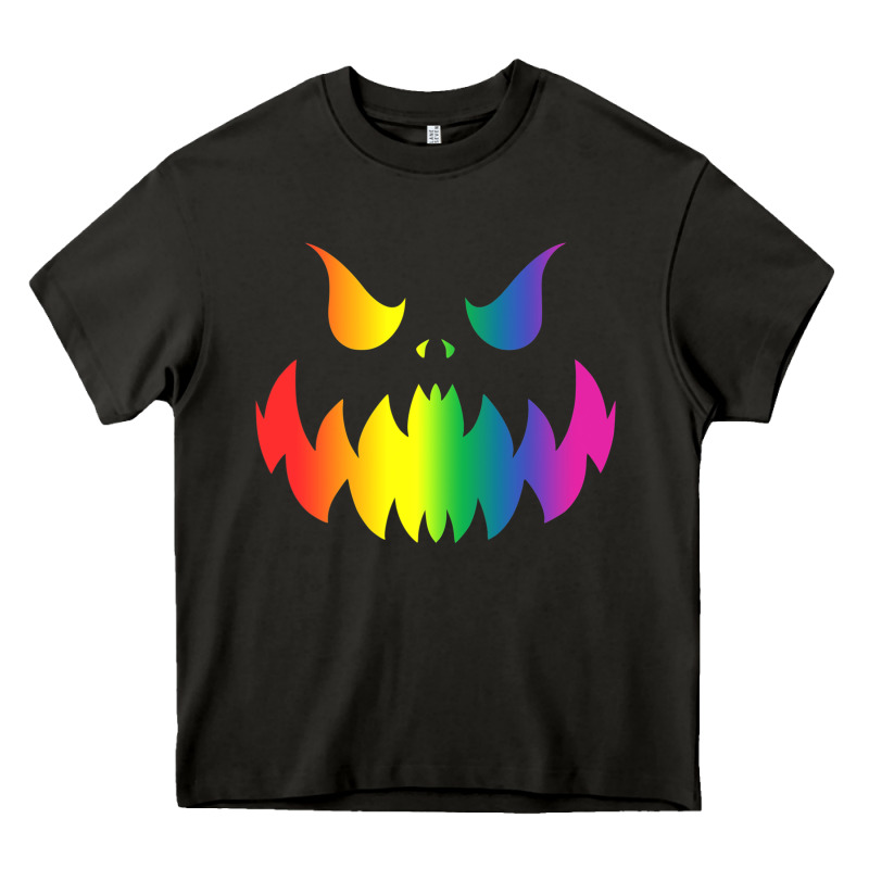 Halloween Gay Lesbians Pride Pumpkin Lgbt Pride Heavy Core Tee by maiPhamDesign | Teevron