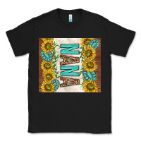 Black nana sunflowers and turquoise gemstones Classic Tee - TumblerDesignByShophia