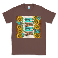 Chestnut nana sunflowers and turquoise gemstones Classic Tee - TumblerDesignByShophia