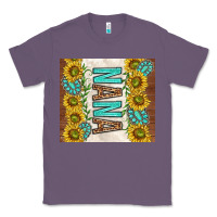 Lavender nana sunflowers and turquoise gemstones Classic Tee - TumblerDesignByShophia
