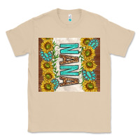 Mushroom nana sunflowers and turquoise gemstones Classic Tee - TumblerDesignByShophia