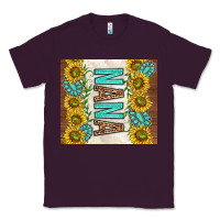 Plum nana sunflowers and turquoise gemstones Classic Tee - TumblerDesignByShophia