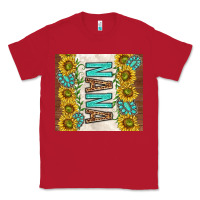 Red nana sunflowers and turquoise gemstones Classic Tee - TumblerDesignByShophia