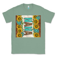Sage nana sunflowers and turquoise gemstones Classic Tee - TumblerDesignByShophia