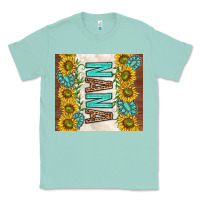Seafoam nana sunflowers and turquoise gemstones Classic Tee - TumblerDesignByShophia