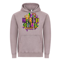 Vintage Zinc mardi gras queen Vintage Hoodie - FaDigitalArtStudio