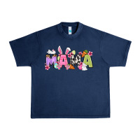 Navy Easter mama Urban Heavy Tee - OliviaCreatesArt