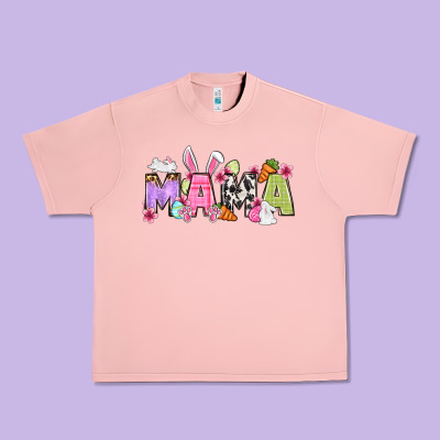 Easter Mama Urban Heavy Tee Designed By Oliviacreatesart