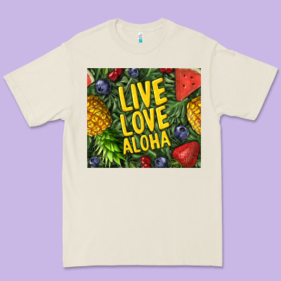 Live Love Aloha Premium Tee Designed By Tumblerdesignbyshophia