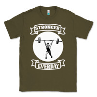 Army Green Stronger Everday Classic Tee - Bettercallsaul