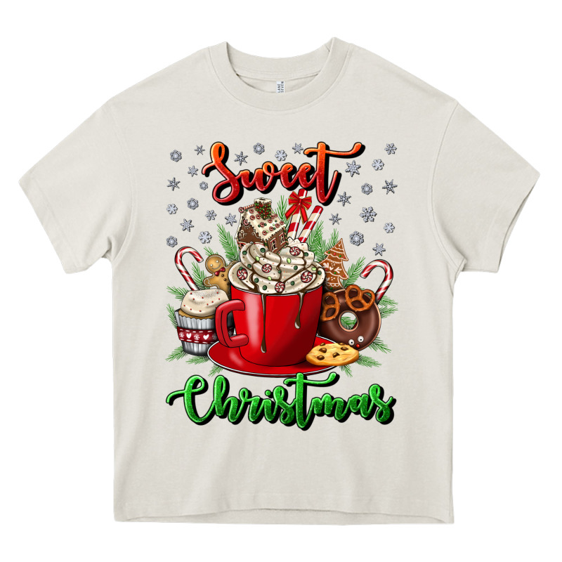 Sweet Christmas Heavy Core Tee by NancyCooperArtShop | Teevron