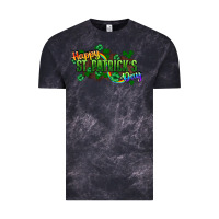 Cloud Black Happy St. Patrick's Day Vintage Tee - HowdyJamesFarm