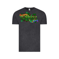Vintage Black Happy St. Patrick's Day Vintage Tee - HowdyJamesFarm