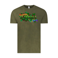 Vintage Olive Happy St. Patrick's Day Vintage Tee - HowdyJamesFarm
