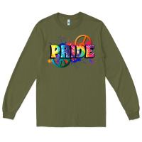 Army Green Hippie pride Long Sleeve Tee - FaDigitalArtStudio