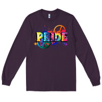 Plum Hippie pride Long Sleeve Tee - FaDigitalArtStudio