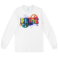 White Hippie pride Long Sleeve Tee - FaDigitalArtStudio