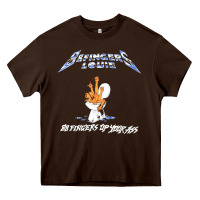 Chocolate Brown 88 FINGERS LOUIE ART Heavy Core Tee - maiPhamDesign