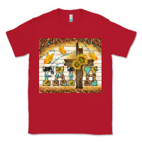 Red faith with cross Classic Tee - TumblerDesignByShophia