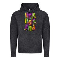 Vintage Black mardi gras louisiana Vintage Hoodie - FaDigitalArtStudio