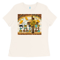 Bone faith with cross Ladies Tee - TumblerDesignByShophia