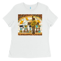 White faith with cross Ladies Tee - TumblerDesignByShophia