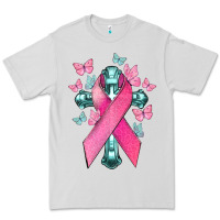 Dove Grey Cancer Cross Cancer Awareness Premium Tee - HowdyJamesFarm