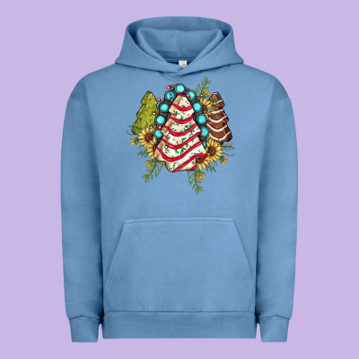 Little Debbie Tree Cakes Sunflower Gemstone Urban Hoodie Designed By Jahusdesignshop