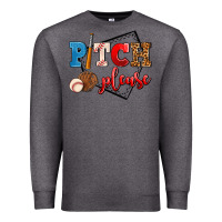Charcoal Heather pitch please Premium Sweatshirt - AdoDesignShop