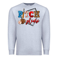 Heather Grey pitch please Premium Sweatshirt - AdoDesignShop