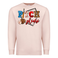 Pale Pink pitch please Premium Sweatshirt - AdoDesignShop