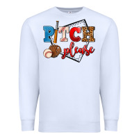 White pitch please Premium Sweatshirt - AdoDesignShop