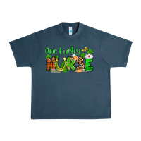 Midnight Navy St. Patrick's One lucky Nurse Urban Heavy Tee - OliviaCreatesArt