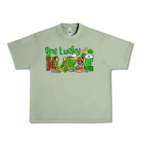 Oil Green St. Patrick's One lucky Nurse Urban Heavy Tee - OliviaCreatesArt