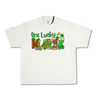 Pistachio St. Patrick's One lucky Nurse Urban Heavy Tee - OliviaCreatesArt
