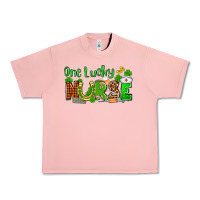 Salmon St. Patrick's One lucky Nurse Urban Heavy Tee - OliviaCreatesArt