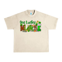 Sandshell St. Patrick's One lucky Nurse Urban Heavy Tee - OliviaCreatesArt