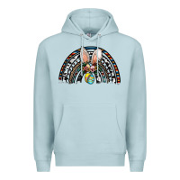 Blue Mist easter rainbow Premium Hoodie - CowhideDigitalArt