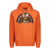 Carrot easter rainbow Premium Hoodie - CowhideDigitalArt