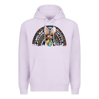 Lilac easter rainbow Premium Hoodie - CowhideDigitalArt